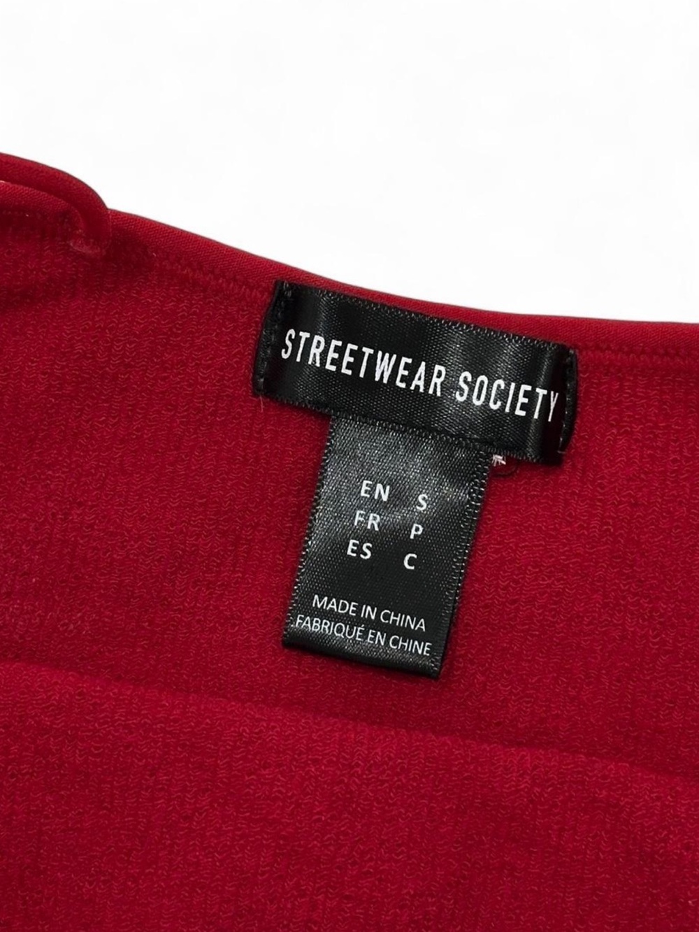 Red Spaghetti Strap Tank Top - Picture 3 of 3